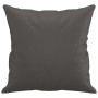Cojines decorativos 2 uds cuero sintético gris 40x40 cm de , Cojines - Ref: Foro24-349482, Precio: 26,60 €, Descuento: %