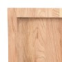 Estante pared madera roble tratada marrón claro 200x30x(2-6) cm de , Estantes y estanterías - Ref: Foro24-363725, Precio: 62,...
