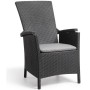 Keter Silla de jardín reclinable Vermont grafito 238452 de , Sillas de jardín - Ref: Foro24-408948, Precio: 109,51 €, Descuen...