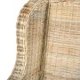 Sofá con cojín ratán natural y lino de , Sofás - Ref: Foro24-325463, Precio: 256,71 €, Descuento: %