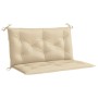 Cojín de banco de jardín tela Oxford beige 100x(50+50)x7 cm de , Cojines para sillas y sofás - Ref: Foro24-314995, Precio: 35...