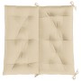 Cojín de banco de jardín tela Oxford beige 100x(50+50)x7 cm de , Cojines para sillas y sofás - Ref: Foro24-314995, Precio: 35...