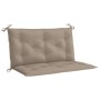 Cojín de banco de jardín tela Oxford taupe 100x(50+50)x7 cm de , Cojines para sillas y sofás - Ref: Foro24-315000, Precio: 39...