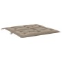 Cojín de banco de jardín tela Oxford taupe 100x(50+50)x7 cm de , Cojines para sillas y sofás - Ref: Foro24-315000, Precio: 39...