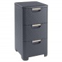 Curver Cajonera Style gris antracita 3x14 l de , Cajones de almacenaje doméstico - Ref: Foro24-443856, Precio: 80,37 €, Descu...