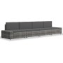 Juego de muebles de jardín 4 piezas ratán sintético gris de , Conjuntos de jardín - Ref: Foro24-3054605, Precio: 390,99 €, De...