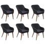 Juego de comedor para jardín 7 piezas ratán sintético negro de , Conjuntos de jardín - Ref: Foro24-3059482, Precio: 816,47 €,...