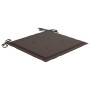Sillas de jardín con cojines 2 uds madera maciza teca y acero de , Sillas de jardín - Ref: Foro24-3061523, Precio: 283,36 €, ...