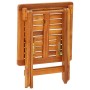 Tumbona de jardín con mesa y cojín madera maciza de acacia de , Tumbonas - Ref: Foro24-3061627, Precio: 216,21 €, Descuento: %