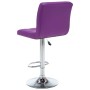Taburetes de cocina 2 unidades cuero sintético morado de , Taburetes de cocina - Ref: Foro24-323641, Precio: 135,57 €, Descue...
