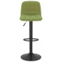 Taburetes de cocina 2 uds terciopelo verde claro de , Taburetes de cocina - Ref: Foro24-333993, Precio: 103,21 €, Descuento: %