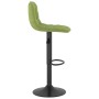 Taburetes de cocina 2 uds terciopelo verde claro de , Taburetes de cocina - Ref: Foro24-333993, Precio: 103,21 €, Descuento: %