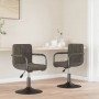 Sillas de comedor giratorias 2 unidades terciopelo gris oscuro de , Sillas de comedor - Ref: Foro24-334618, Precio: 131,77 €,...