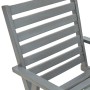 Sillas comedor de jardín 3 uds madera maciza acacia y cojines de , Sillas de jardín - Ref: Foro24-3064446, Precio: 284,75 €, ...