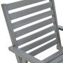 Sillas comedor de jardín 3 uds madera maciza acacia y cojines de , Sillas de jardín - Ref: Foro24-3064452, Precio: 296,22 €, ...