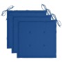 Sillas comedor de jardín 3 uds madera maciza acacia y cojines de , Sillas de jardín - Ref: Foro24-3064438, Precio: 289,95 €, ...