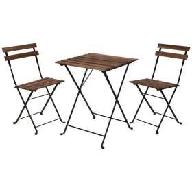 ProGarden Bistro Tisch und Stühle 3 Stück schwarz von ProGarden, Gartensets - Ref: Foro24-436226, Preis: 102,27 €, Rabatt: %