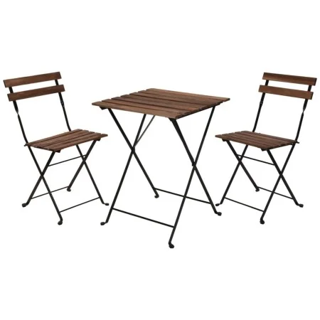 ProGarden Bistro Tisch und Stühle 3 Stück schwarz von ProGarden, Gartensets - Ref: Foro24-436226, Preis: 102,27 €, Rabatt: %