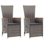Juego de comedor para jardín de 5 piezas gris de , Conjuntos de jardín - Ref: Foro24-3068761, Precio: 643,39 €, Descuento: %