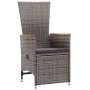 Juego de comedor para jardín de 5 piezas gris de , Conjuntos de jardín - Ref: Foro24-3068761, Precio: 643,39 €, Descuento: %