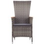 Juego de comedor para jardín de 5 piezas gris de , Conjuntos de jardín - Ref: Foro24-3068761, Precio: 643,39 €, Descuento: %