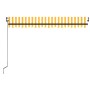 Toldo automático LED sensor de viento amarillo blanco 400x350cm de , Toldos - Ref: Foro24-3069193, Precio: 810,46 €, Descuent...
