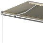 Toldo de pie automático crema 450x300 cm de , Toldos - Ref: Foro24-3069767, Precio: 596,63 €, Descuento: %
