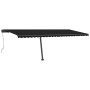 Toldo automático LED sensor de viento gris antracita 600x350 cm de , Toldos - Ref: Foro24-3069894, Precio: 1,00 €, Descuento: %