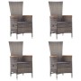 Juego de comedor de jardín 7 piezas ratán sintético gris de , Conjuntos de jardín - Ref: Foro24-3070770, Precio: 1,00 €, Desc...
