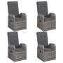 Juego de comedor para jardín 5 piezas gris de vidaXL, Conjuntos de jardín - Ref: Foro24-3067810, Precio: 821,11 €, Descuento: %