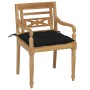Sillas Batavia 8 unidades madera maciza de teca con cojines de , Sillas de jardín - Ref: Foro24-3073371, Precio: 1,00 €, Desc...