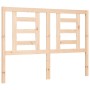 Estructura de cama con cabecero madera maciza 140x200 cm de vidaXL, Camas y somieres - Ref: Foro24-3194701, Precio: 122,61 €,...