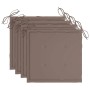 Sillas de jardín y cojines 4 unidades madera maciza de acacia de , Sillas de jardín - Ref: Foro24-3078478, Precio: 463,77 €, ...