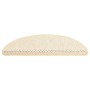 Alfombrilla autoadhesiva escalera sisal 15 uds crema 56x17x3 cm de vidaXL, Alfombrillas para escalones - Ref: Foro24-326869, ...