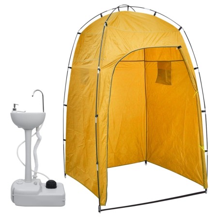 Lavabo portátil para camping con tienda de campaña 20 L de , Camping y senderismo - Ref: Foro24-3081895, Precio: 149,53 €, De...