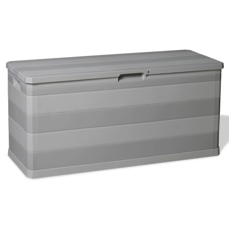 Caja de almacenamiento de jardín gris 117x45x56 cm de , Cajas de almacenaje para exteriores - Ref: Foro24-43709, Precio: 67,5...
