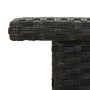 Mesita de centro de ratán sintético negro 50x50x47 cm de , Mesas de jardín - Ref: Foro24-46250, Precio: 61,24 €, Descuento: %