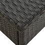 Mesita de centro de ratán sintético negro 50x50x47 cm de , Mesas de jardín - Ref: Foro24-46250, Precio: 61,24 €, Descuento: %