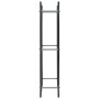 Leñero de acero negro 44x20x100 cm de , Bolsas y soportes de leña - Ref: Foro24-284700, Precio: 44,62 €, Descuento: %