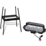 Barbacoa rectangular eléctrica con soporte BBQ de jardín de , Barbacoas - Ref: Foro24-40977, Precio: 64,18 €, Descuento: %