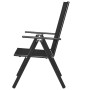 Sillas plegables de jardín 2 uds aluminio y textilene negro de , Sillas de jardín - Ref: Foro24-41730, Precio: 114,56 €, Desc...