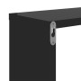 Estantes cubo de pared 6 unidades negro brillo 22x15x22 cm de , Estantes y estanterías - Ref: Foro24-807075, Precio: 40,09 €,...