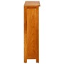 vidaX Estantería de 3 niveles de madera maciza de roble 70x22,5x82 cm de , Librerías y estanterías - Ref: Foro24-244468, Prec...