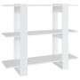 Estantería/divisor de espacios blanco 100x30x87 cm de , Librerías y estanterías - Ref: Foro24-811547, Precio: 45,50 €, Descue...