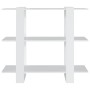 Estantería/divisor de espacios blanco 100x30x87 cm de , Librerías y estanterías - Ref: Foro24-811547, Precio: 45,50 €, Descue...