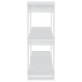 Estantería/divisor de espacios blanco 100x30x87 cm de , Librerías y estanterías - Ref: Foro24-811547, Precio: 45,50 €, Descue...