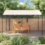 Toldo acero y tela color crema 4x3 m 180 g/m² de , Carpas y cenadores - Ref: Foro24-362394, Precio: 224,58 €, Descuento: %