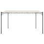 Toldo acero y tela color crema 4x3 m 180 g/m² de , Carpas y cenadores - Ref: Foro24-362394, Precio: 224,58 €, Descuento: %