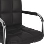 Sillas de comedor giratorias 6 unidades cuero sintético negro de , Sillas de comedor - Ref: Foro24-3087897, Precio: 369,21 €,...