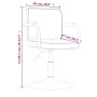 Sillas de comedor giratorias 6 unidades terciopelo negro de , Sillas de comedor - Ref: Foro24-3087927, Precio: 385,76 €, Desc...